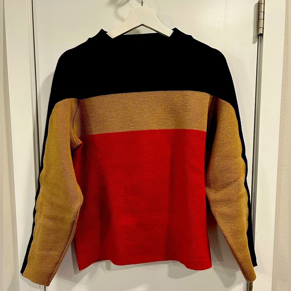 Colorado knitting mills ski country 100% virgin wool sweater size medium